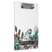  bloemen en naam klembord (Rechts)