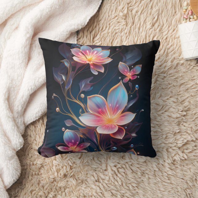 Bloemen en Natuur Sierkussen - AI-Generated Art (Deken)