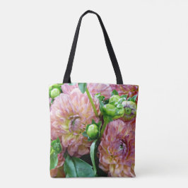 Bloemen en omheiningen Klassieke Canvas tas