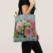 Bloemen en omheiningen Klassieke Canvas tas (Dichtbij)