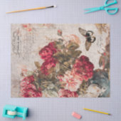  bloemen en ontkoppeling van vlinder tissuepapier (Craft)