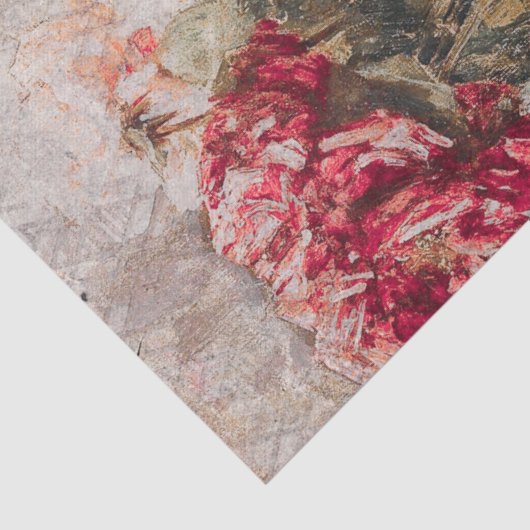  bloemen en ontkoppeling van vlinder tissuepapier (Detail)