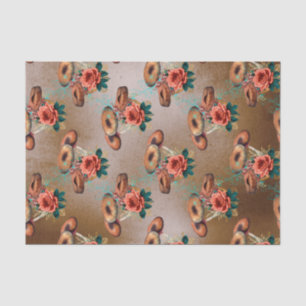  bloemen en paddenstoelen tissuepapier