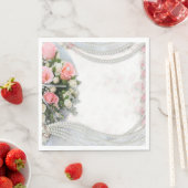 Bloemen en Parels Servet (Insitu)
