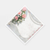 Bloemen en Parels Servet (Hoek)