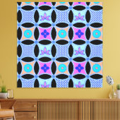 Bloemen en Patronen Canvas Afdruk (Insitu (Woonkamer))