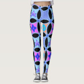 Bloemen en patronen leggings (Voorkant)
