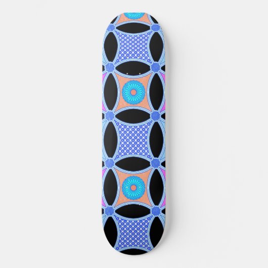 Bloemen en patronen persoonlijk skateboard (Voorkant)