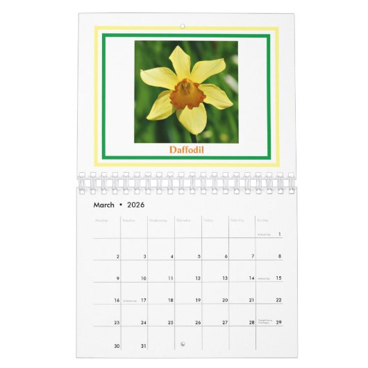 Bloemen en Planten Kalender 2025 (Mar 2026)