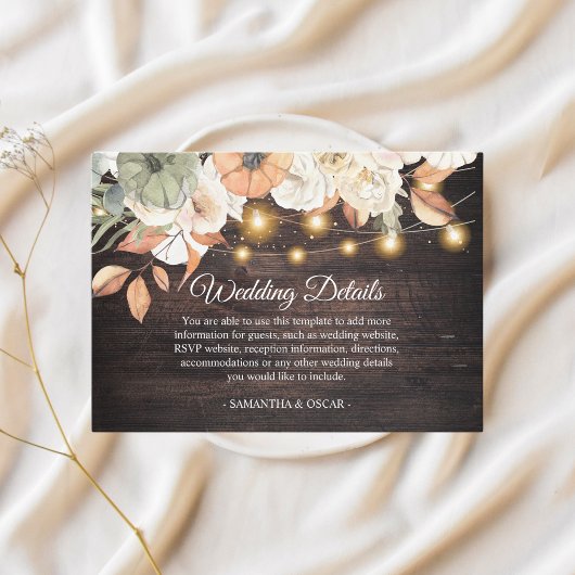 bloemen en pompoenherfst informatiekaartje