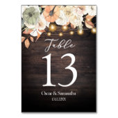 bloemen en pompoenherfst kaart (Achterkant)