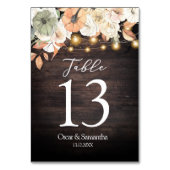 bloemen en pompoenherfst kaart (Voorkant)