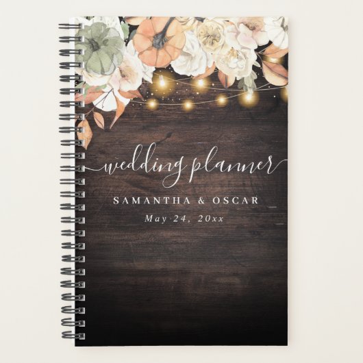  bloemen en pompoenherfst planner (Voorkant)