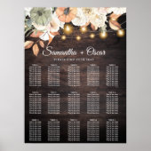  bloemen en pompoenherfst poster (Voorkant)