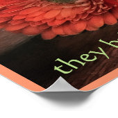 Bloemen en Poster voor vriendschap afdrukken (Hoek)
