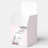 Bloemen en Prosecco Bloemboog Bruidsfeest Bedankdoosjes (Geopend)