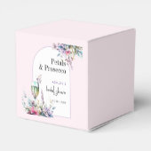 Bloemen en Prosecco Bloemboog Bruidsfeest Bedankdoosjes (Achterkant)