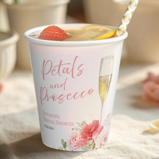 Bloemen en Prosecco | Bruidsdouche in de Wilde Tui Papieren Bekers