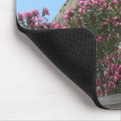 Bloemen en ruïnes in Athene, Griekenland Muismat (Hoek)