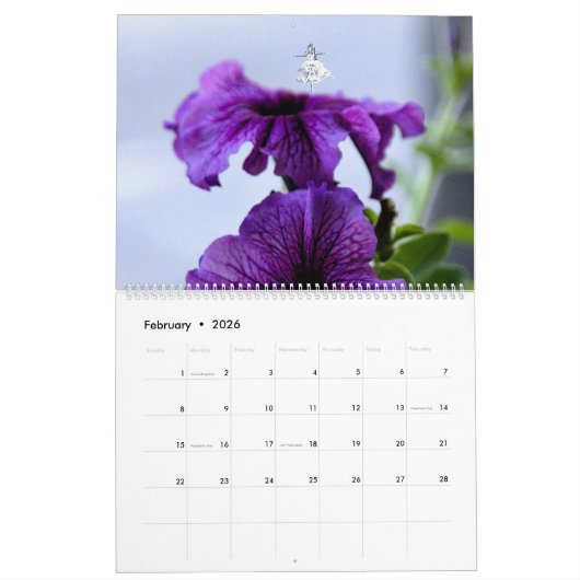 BLOEMEN EN SCHADUWFEEËN 2025 KALENDER (Feb 2026)