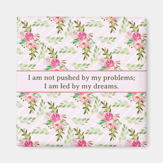 Bloemen en schokkende matrijzen magneet (Voorkant)