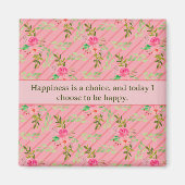 Bloemen en schokkende matrijzen magneet (Voorkant)