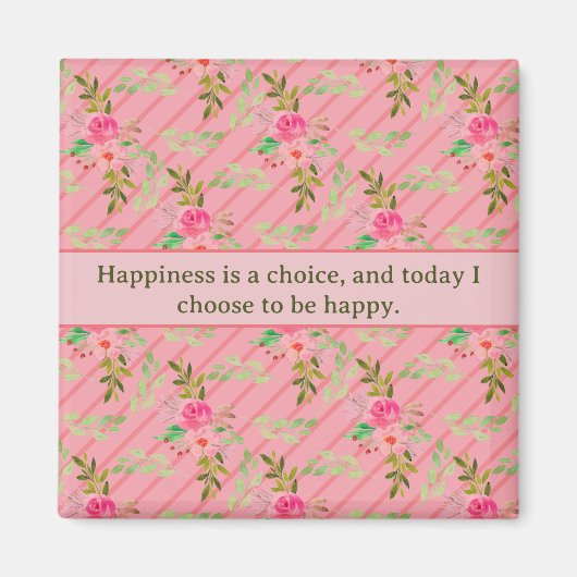 Bloemen en schokkende matrijzen magneet (Voorkant)