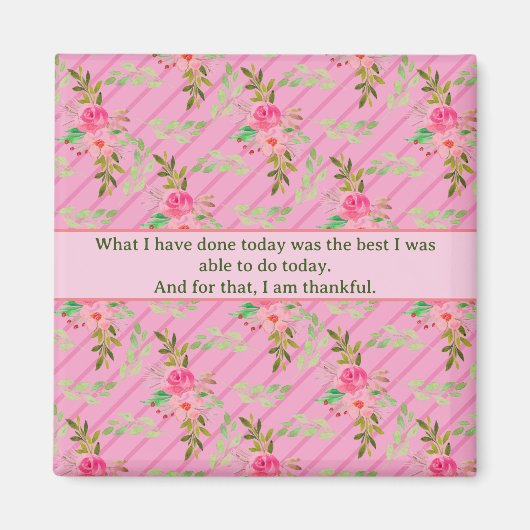 Bloemen en schokkende matrijzen magneet (Voorkant)