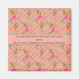 Bloemen en schokkende matrijzen magneet