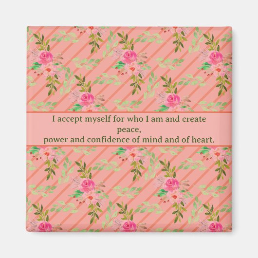 Bloemen en schokkende matrijzen magneet (Voorkant)