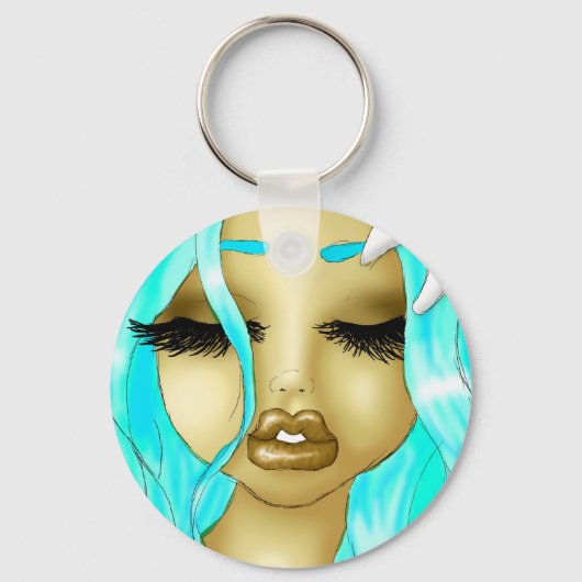 Bloemen en schoonheid sleutelhanger (Voorkant)