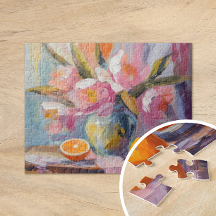 Bloemen en Sinaasappels Het moderne stilleven Legpuzzel