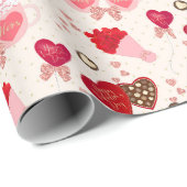 Bloemen en Snoep- en werkpapier Cadeaupapier (Rol Hoek)