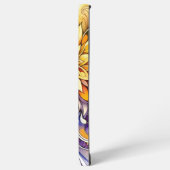 Bloemen en spiraal motief telefoonhoesje samsung galaxy hoesje (Linkerkant)