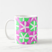 Bloemen en spots koffiemok (Links)