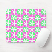 Bloemen en spots muismat (Met muis)