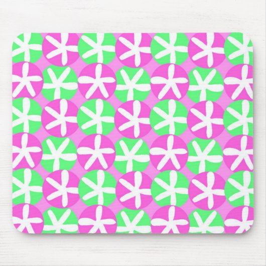 Bloemen en spots muismat (Voorkant)