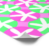 Bloemen en spots poster (Hoek)