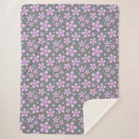 bloemen en sterren deken (Voorkant)