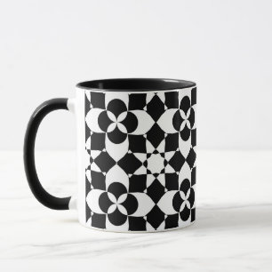 bloemen en sterren koffiemok mok