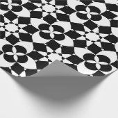 bloemen en sterren, verpakkingspapier cadeaupapier (Hoek)