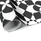 bloemen en sterren, verpakkingspapier cadeaupapier (Rol Hoek)