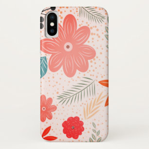  bloemen en Stippen Case-Mate iPhone Case