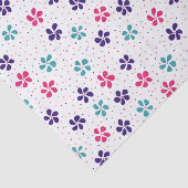 Bloemen en Stippen Floral Pattern Tissuepapier (Detail)