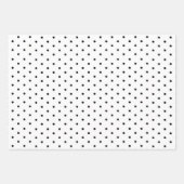 Bloemen en Stippen  Inpakpapier Vel (Voorkant)