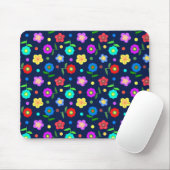Bloemen en Stippen Muismat (Met muis)