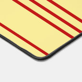 bloemen en strepen bureaumat (Hoek)