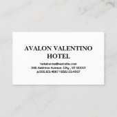 Bloemen- en strepenpatroon | Vlinders Visitekaartje (Achterkant)