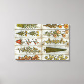 Bloemen en struikgewas canvas afdruk (Voorkant)