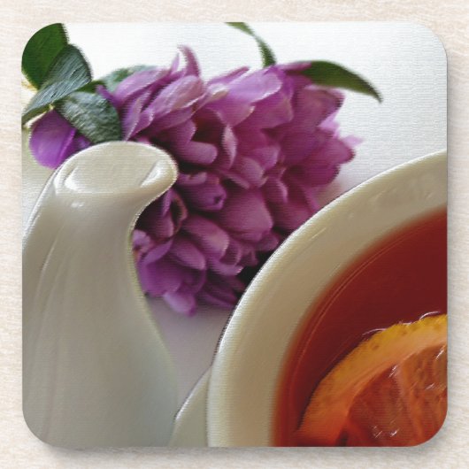 bloemen en thee onderzetter (Voorkant)